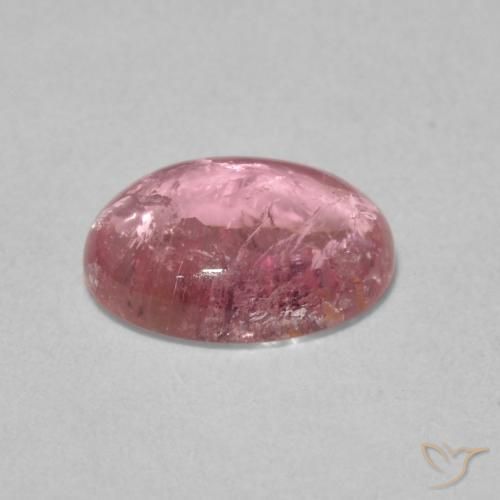 Tourmaline Gemstone in 8 x 6 mm (calibrated) Size for Sale, Tourmaline Stone in Bubblegum Pink Tone Color