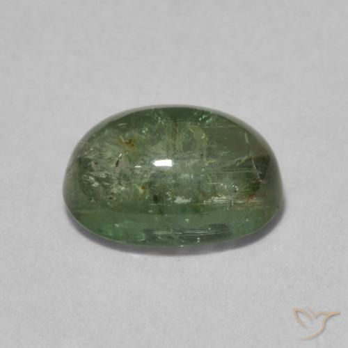 Tourmaline Gemstone in 7.8 x 5.8 mm Size for Sale, Tourmaline Stone in Medium Green Color