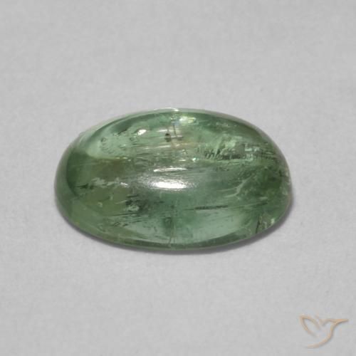 Tourmaline Gemstone in 8 x 6 mm (calibrated) Size for Sale, Tourmaline Stone in Medium Light-Green Color
