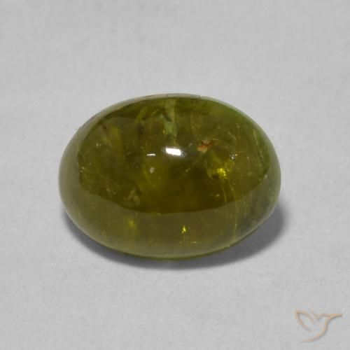 1.31ct Natural Deep Green Tourmaline, Oval, Transparent
