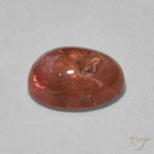 Tourmaline Gemstone in 8 x 6 mm (calibrated) Size for Sale, Tourmaline Stone in Reddish Orange Color