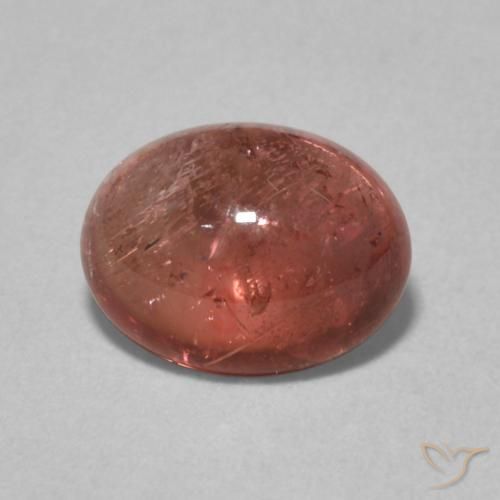 1.59ct Natural Medium Red Tourmaline, Oval, Transparent