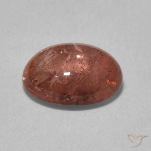 Tourmaline Gemstone in 8.2 x 6.3 mm Size for Sale, Tourmaline Stone in Medium Red Color