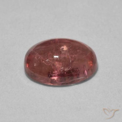 Tourmaline Gemstone in 7.5 x 5.6 mm Size for Sale, Tourmaline Stone in Orange Pink Color
