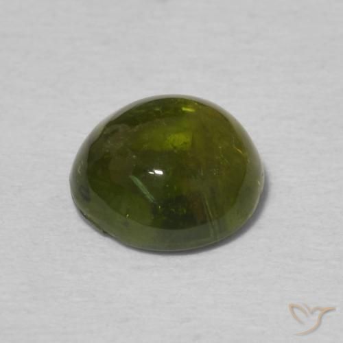 Tourmaline Gemstone in 6 mm (calibrated) Size for Sale, Tourmaline Stone in Medium Green Color