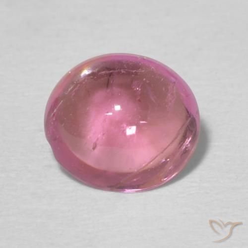 0.92ct Natural Bubblegum Pink Tourmaline, Oval, Transparent, Photo A