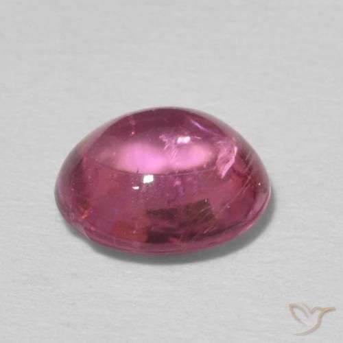 Tourmaline Gemstone in 6.6 x 6 mm Size for Sale, Tourmaline Stone in Bubblegum Pink Color
