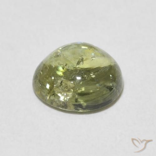 Tourmaline Gemstone in 7 mm (calibrated) Size for Sale, Tourmaline Stone in Yellowish Green Color