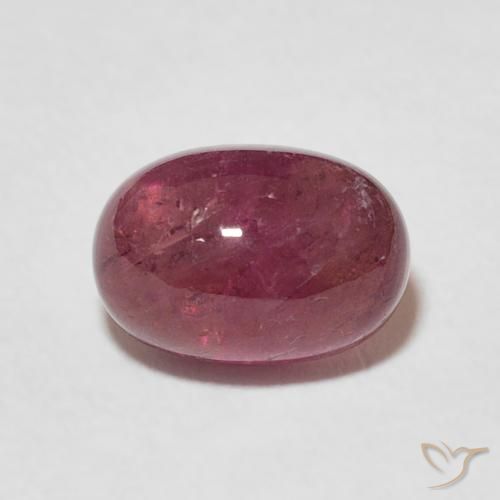 2.61ct Natural Medium Red Tourmaline, Oval, Transparent