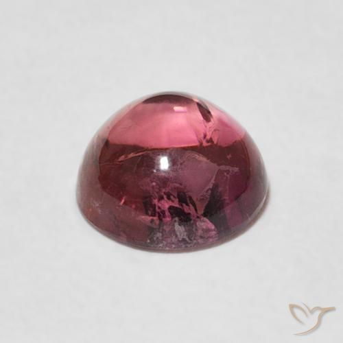 Tourmaline Gemstone in 7 mm (calibrated) Size for Sale, Tourmaline Stone in Light Scarlet Red Color