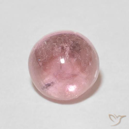 1.31ct Natural Medium Pink Tourmaline, Round, Transparent