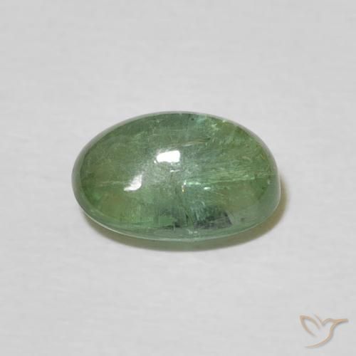 Tourmaline Gemstone in 8.3 x 6.3 mm Size for Sale, Tourmaline Stone in Warm Green Color