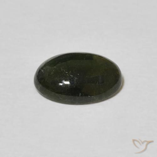 Tourmaline Gemstone in 8 x 6 mm (calibrated) Size for Sale, Tourmaline Stone in Dark Green Color