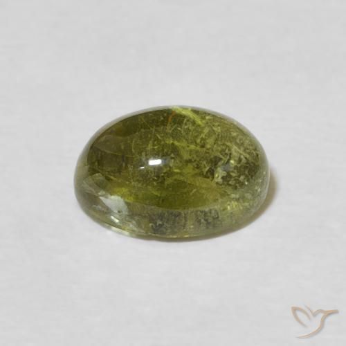 Tourmaline Gemstone in 8 x 6 mm (calibrated) Size for Sale, Tourmaline Stone in Yellowish Green Color