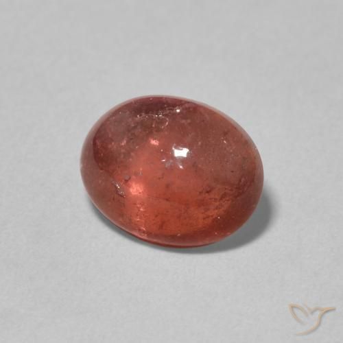 2.08 ct Pink Tourmaline Stone, Natural Tourmaline in Oval Cabochon Shape for Sale