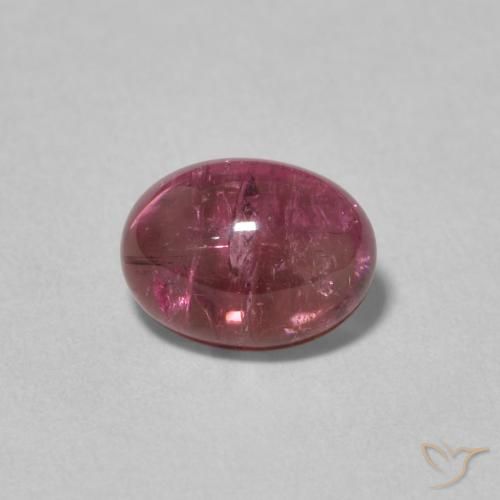 1.67ct Natural Purple-Red Tourmaline, Oval, Transparent