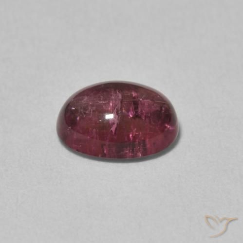 Tourmaline Gemstone in 8 x 6 mm (calibrated) Size for Sale, Tourmaline Stone in Purple-Red Color