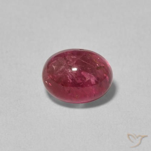 1.74ct طبيعي أحمر غامق تورمالين, بيضوي, شفاف, Photo A