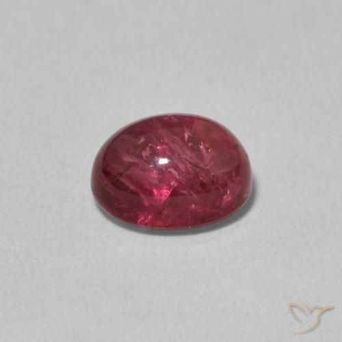 Tourmaline Gemstone in 8 x 6 mm (calibrated) Size for Sale, Tourmaline Stone in Deep Red Color