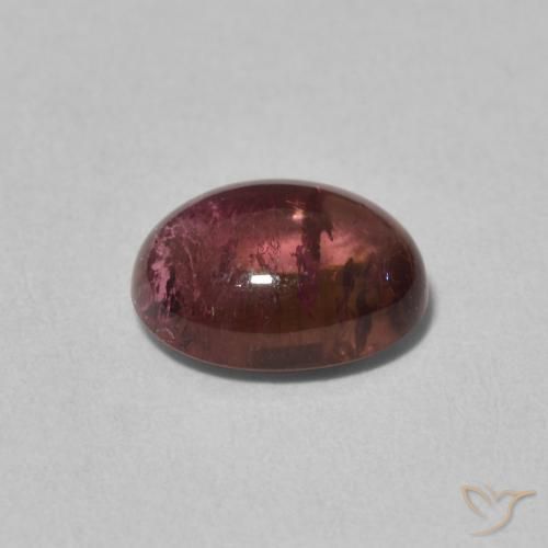 Tourmaline Gemstone in 9 x 7 mm (calibrated) Size for Sale, Tourmaline Stone in Deep Wine Red Color