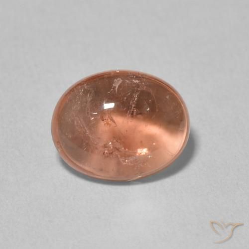 1.89ct Natural Orangish Pink Tourmaline, Oval, Transparent