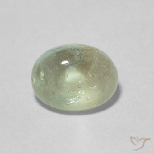 1.52ct Natural Light Green Tourmaline, Oval, Transparent