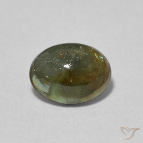 1.22ct Natural Deep Green Tourmaline, Oval, Transparent