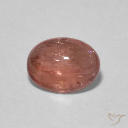 1.28ct Natural Medium Dark-Pink Tourmaline, Oval, Transparent