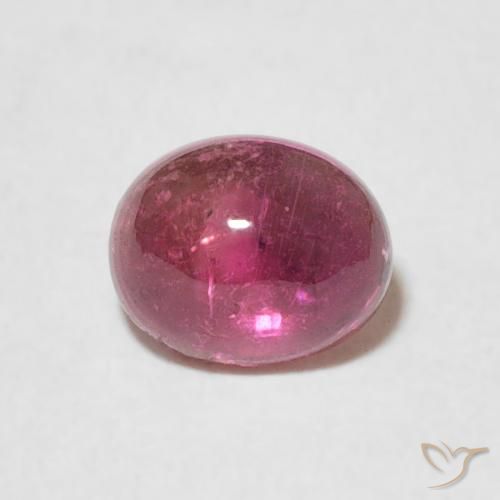 0.79ct Natural Reddish Purple Tourmaline, Oval, Transparent