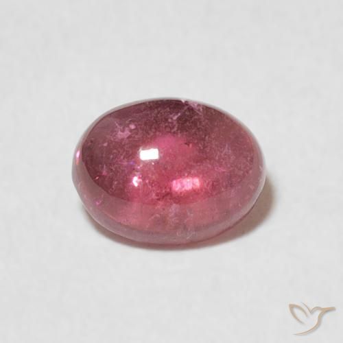 0.89ct Natural Reddish Purple Tourmaline, Oval, Transparent