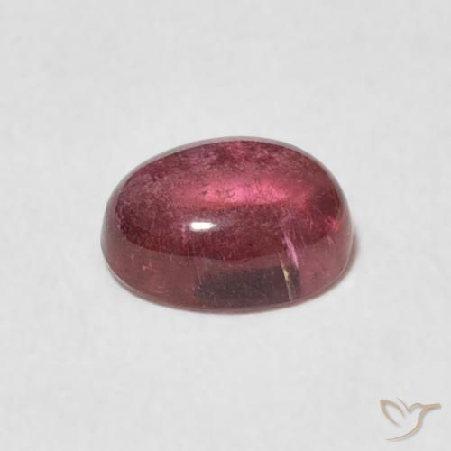 Tourmaline Gemstone in 6.5 x 5 mm Size for Sale, Tourmaline Stone in Reddish Purple Color