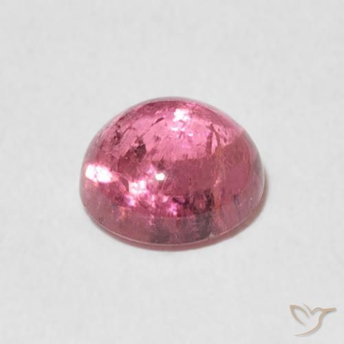 Tourmaline Gemstone in 6.5 mm (calibrated) Size for Sale, Tourmaline Stone in Medium Pink Color