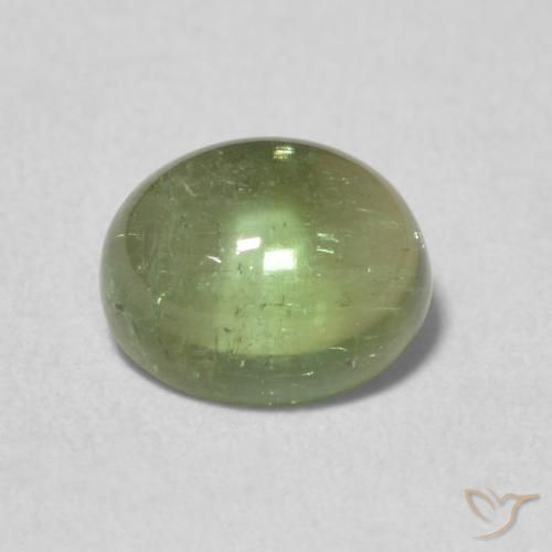 1.41ct Natural Earth Green Tourmaline, Oval, Transparent