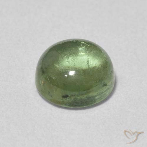Tourmaline Gemstone in 6.5 mm (calibrated) Size for Sale, Tourmaline Stone in Grayish Green Color