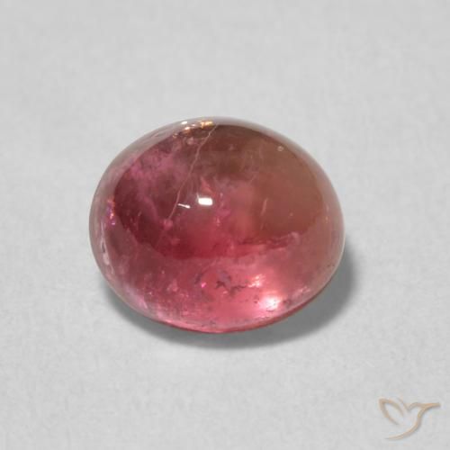 1.24ct Natural Rosewood Pink Tourmaline, Oval, Transparent