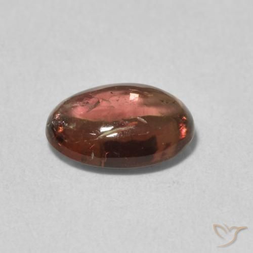 Tourmaline Gemstone in 8 x 6 mm (calibrated) Size for Sale, Tourmaline Stone in Orange Red Color