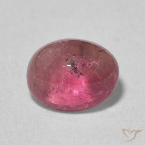 1.41ct Natural Deep Red Tourmaline, Oval, Transparent