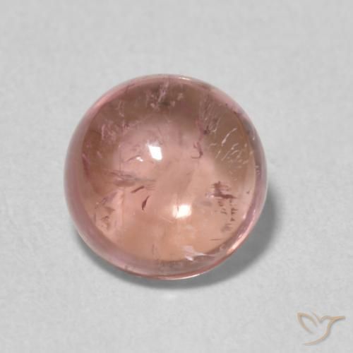 1.52ct Natural Light Hot Pink Tourmaline, Round, Transparent, Photo A