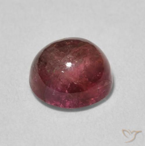 Tourmaline Gemstone in 7 mm (calibrated) Size for Sale, Tourmaline Stone in Orangish Pink Color
