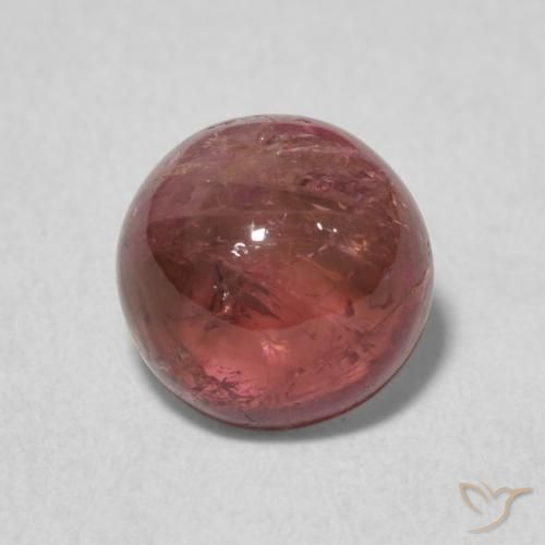 1.41ct Natural Medium Pink Tourmaline, Round, Transparent