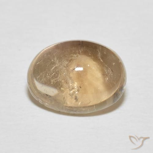 2.97ct Natural Gold Tourmaline, Oval, Transparent