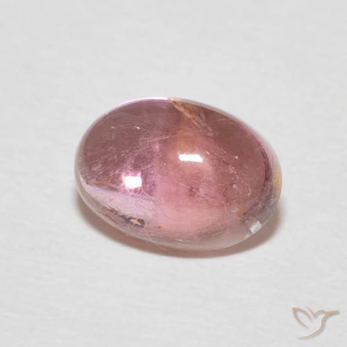 1.60 ct Pink Tourmaline Stone, Natural Tourmaline in Oval Cabochon Shape for Sale