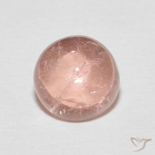 1.84ct Natural Earthy Pink Tourmaline, Round, Transparent, Photo A