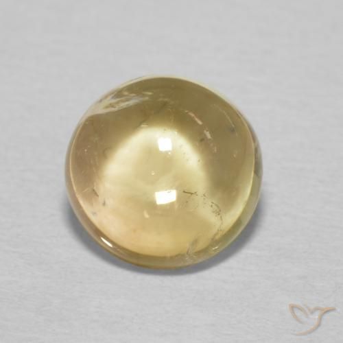 1.39ct Natural Golden Tourmaline, Round, Transparent