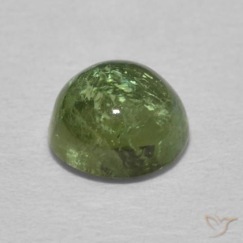Tourmaline Gemstone in 5.5 mm (calibrated) Size for Sale, Tourmaline Stone in Pale Earth Green Color