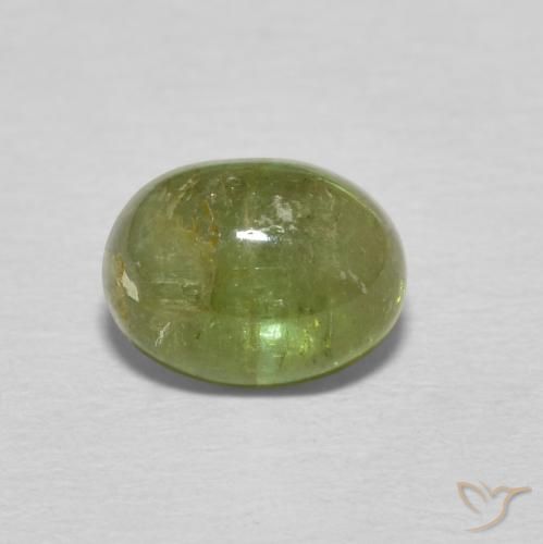 1.24ct Natural Earth Green Tourmaline, Oval, Transparent