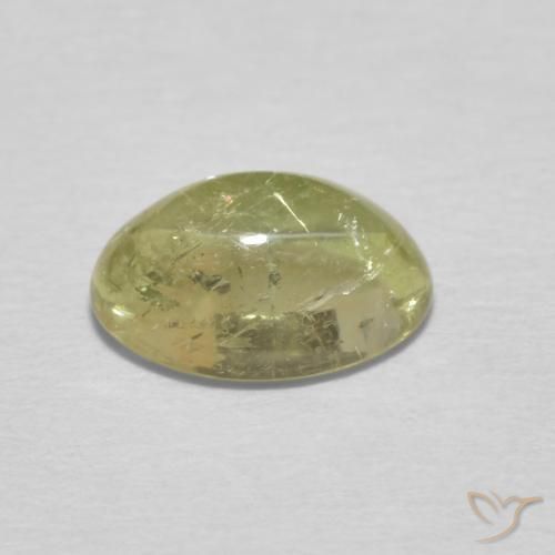 Tourmaline Gemstone in 8 x 6 mm (calibrated) Size for Sale, Tourmaline Stone in Pale Yellow Color