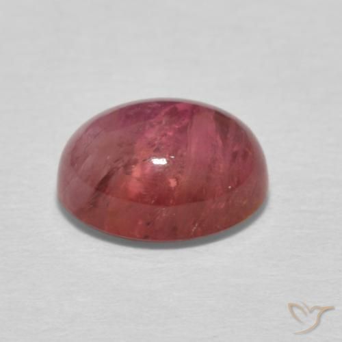 Tourmaline Gemstone in 8.1 x 6.3 mm Size for Sale, Tourmaline Stone in Deep Pink Color