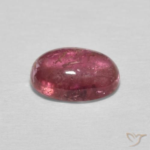 Tourmaline Gemstone in 7.9 x 5.7 mm Size for Sale, Tourmaline Stone in Deep Pink Color