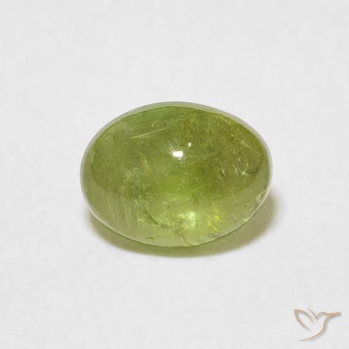 0.69ct Natural Olive Green Tourmaline, Oval, Transparent